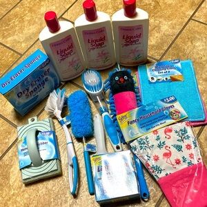 HANDSOAP/CLEANING Bundle Cleaning Gloves Scrub Brushes Household